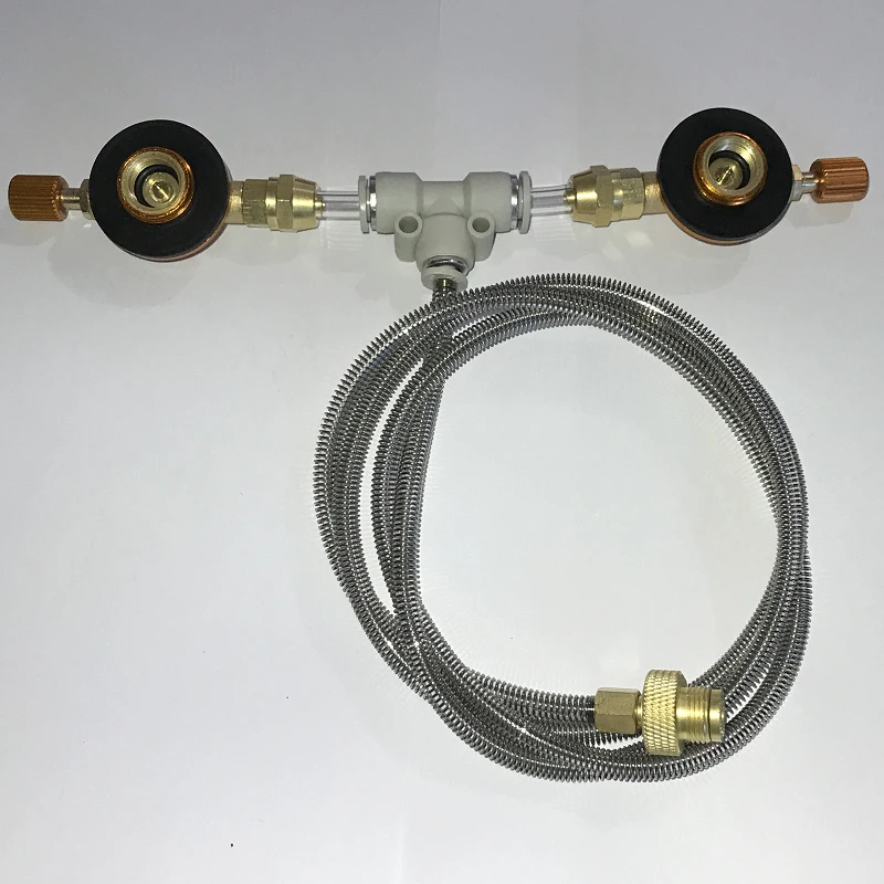 Адаптер с 2 газовыми баками на 1 конфорку для кемпинга открытом воздухе заправки