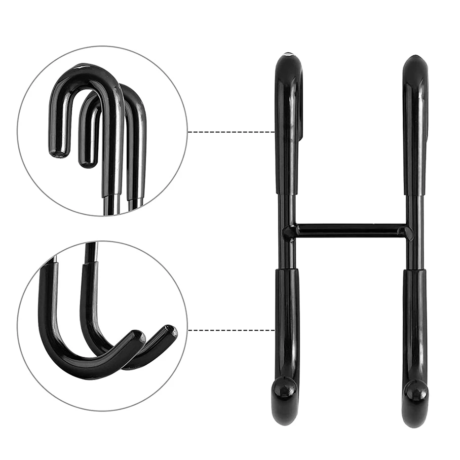 Крючок для двери душа из нержавеющей стали над безрамной стеклянной дверью