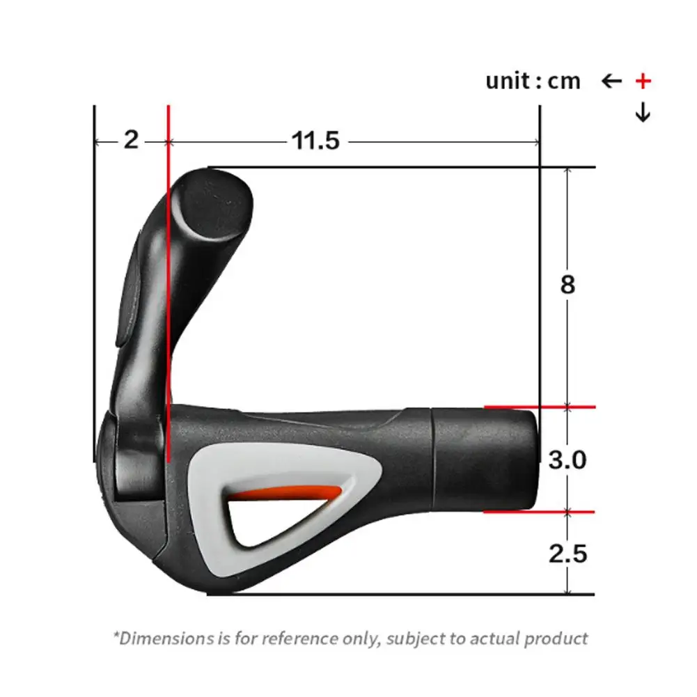 

1 Pair Bike Handlebar Grip Cycling Mountain Bike MTB Bicycle Ergonomic Anti-slip Handle Grip Lock Bar End Grip Bike Accessories