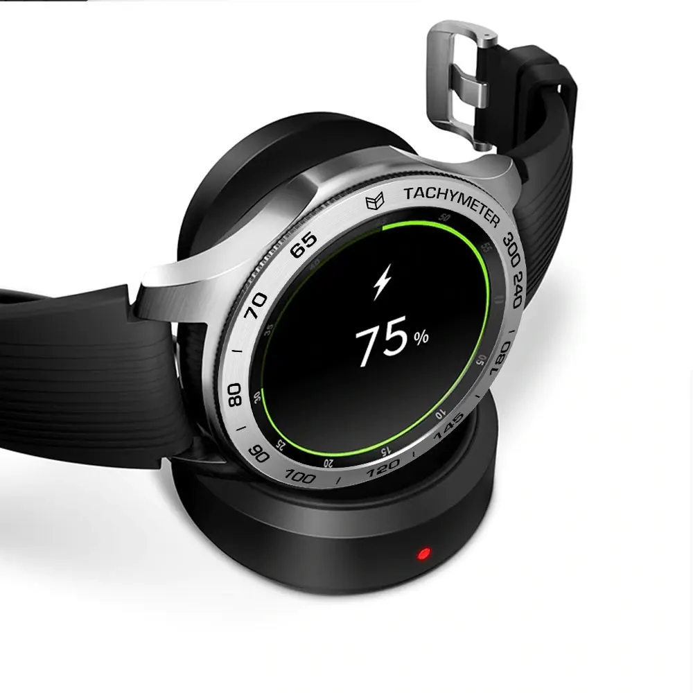 Новый стиль кольцо ободок для часов Samsung gear s3 Galaxy Watch 46 мм металлическое клейкая