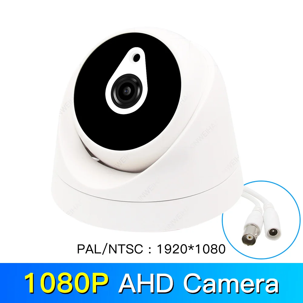 1080P 720 P/1080 P/5MP AHD камера аналоговая камера видеонаблюдения высокого разрешения инфракрасная камера AHD CCTV камера безопасности наружная купольная камера - Цвет: 1080P