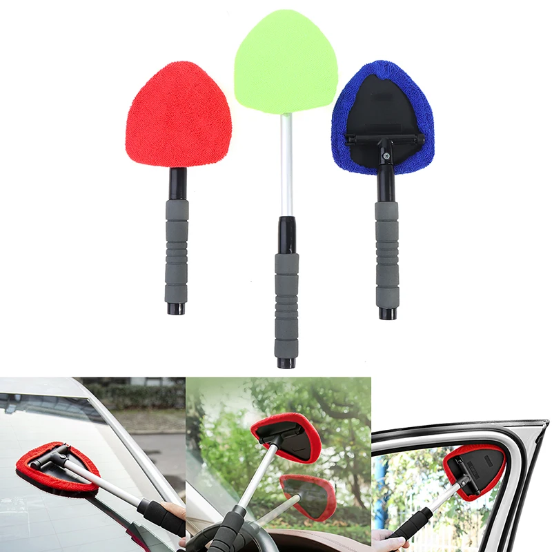 

Car Window Cleaner Telescopic Wash Brush Windshield Glass Wash Mist Eliminator