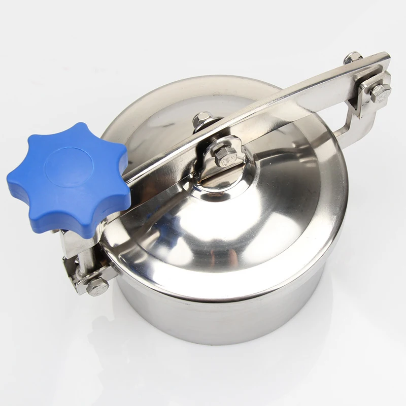 450 мм круглая крышка люка без давления из нержавеющей стали SS304 санитарно