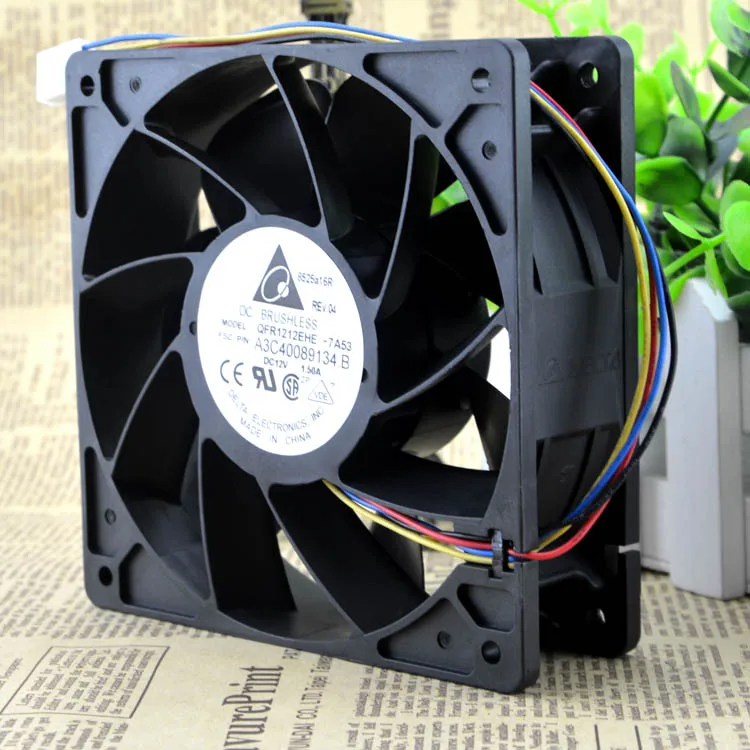 Новое QFR1212EHE 12038 12V1.5A 4PWM защитное охлаждение двигателя | Автомобили и мотоциклы