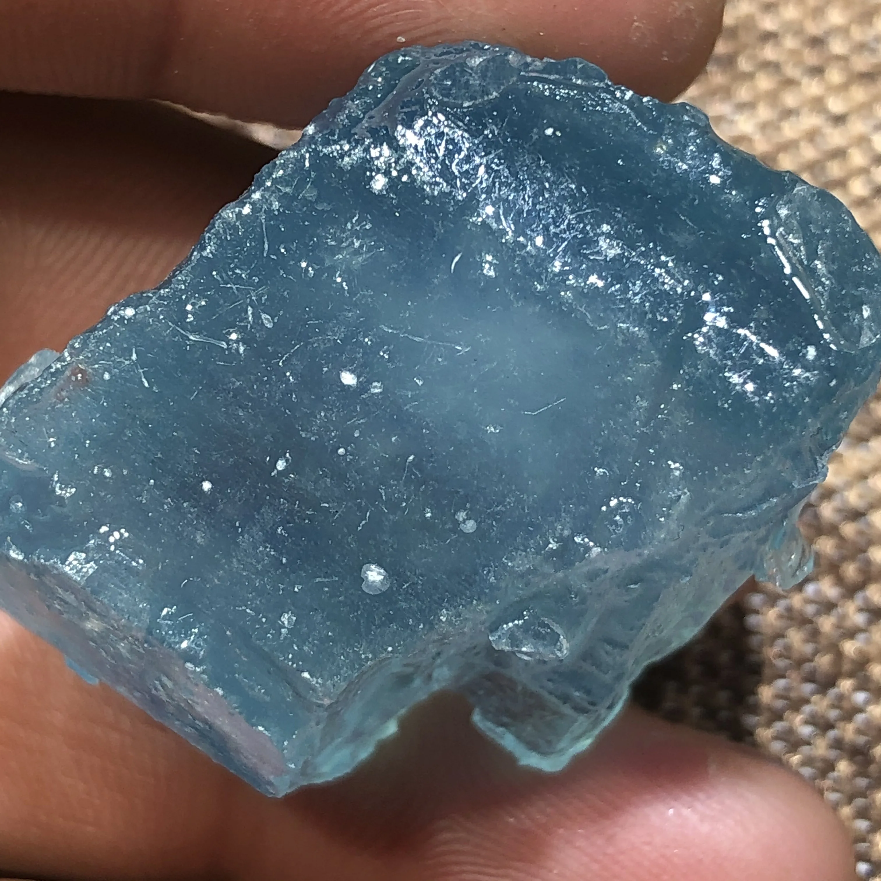 

Natural aquamarine is used for reiki absorption and healing