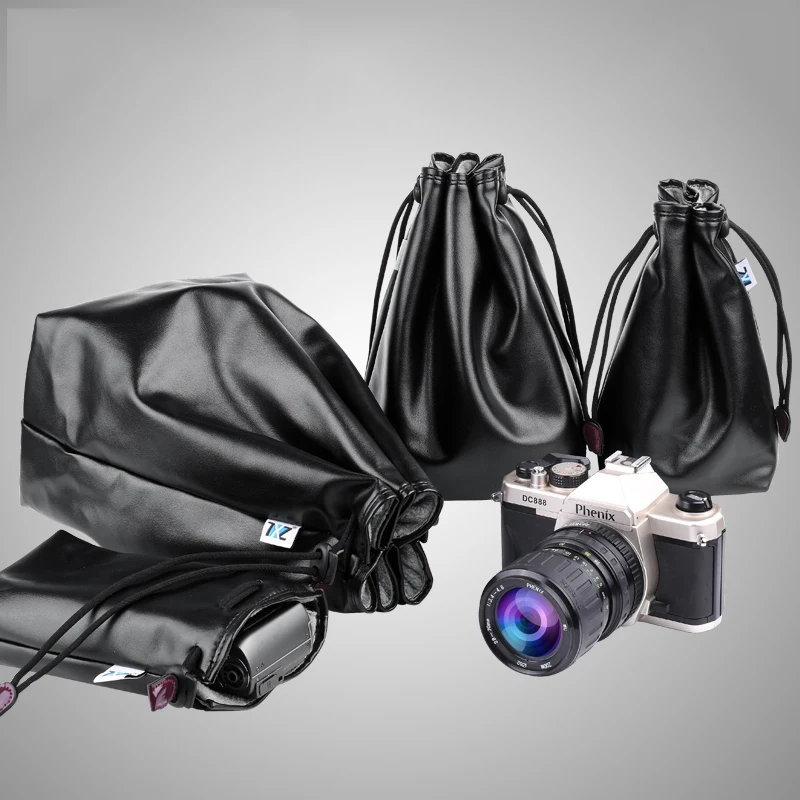 Сумка для dslr-камеры кожаные сумки из овчины чехлы объектива чехол внутренней