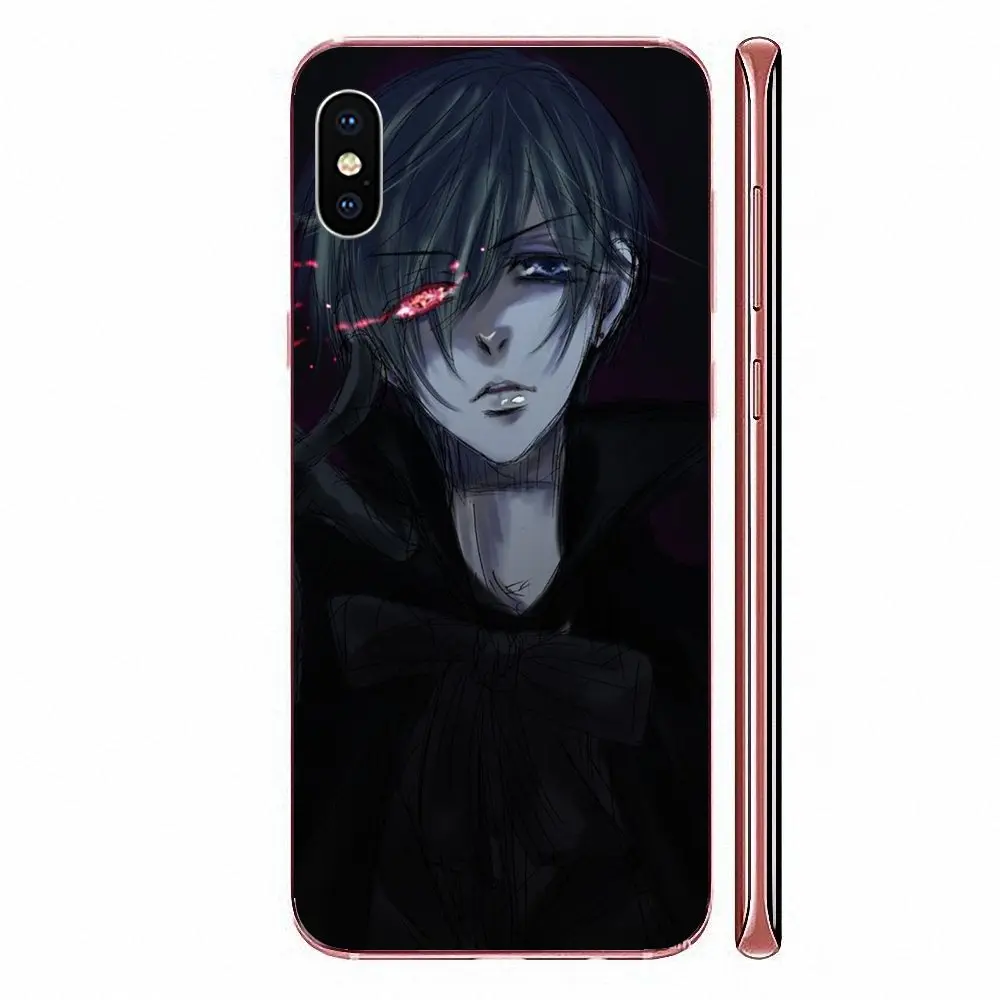 Япония Аниме Kuroshitsuji Черный Дворецкий Ciel для Sony Xperia XZS XA1 L1 XA X Z Z1 Z2 Z3 Z4 Z5 XZ1 Compact E5 XZ