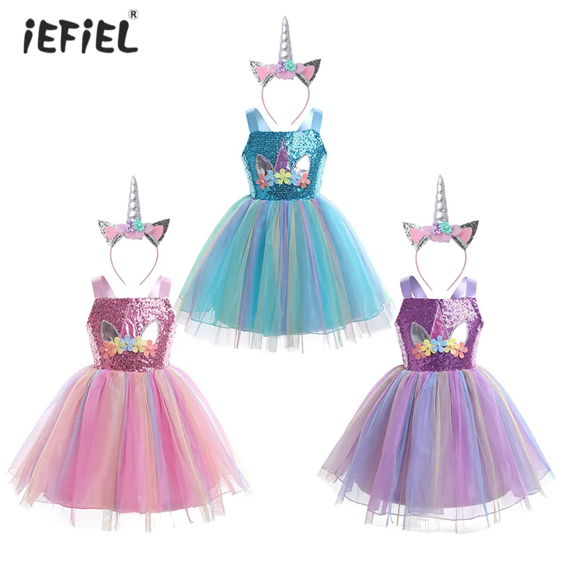 Милое Сетчатое платье пачка с блестками без рукавов цветочным рисунком для