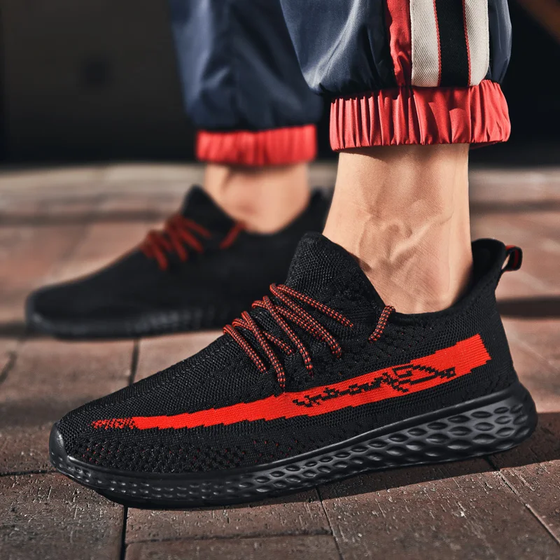 

2021 Summer New Men's Sports Shoes Light And Breathable Running Shoes Non-Slip Wear-Resistant Walking Shoes Fashion And Casual