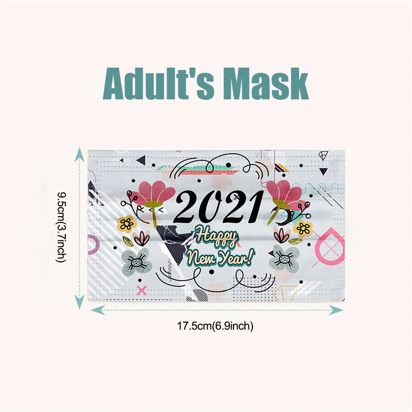 

Headband masque scarf New Year Adult's Masks Disposable High-Quality Masks Industry Three-Layer Masks mascarilas #