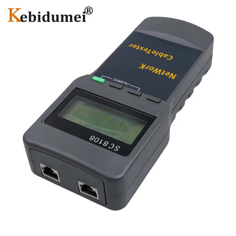Портативный сетевой тестер SC8108 с ЖК-дисплеем и измеритель неэкранированного
