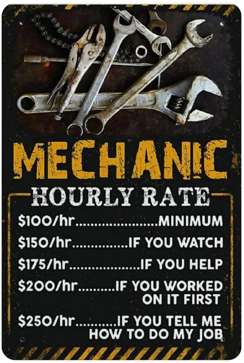 

Винтажный Настенный декор в стиле ретро, винтажный металлический знак, механическая ежечасная репродукция, металлический жестяной знак, На...