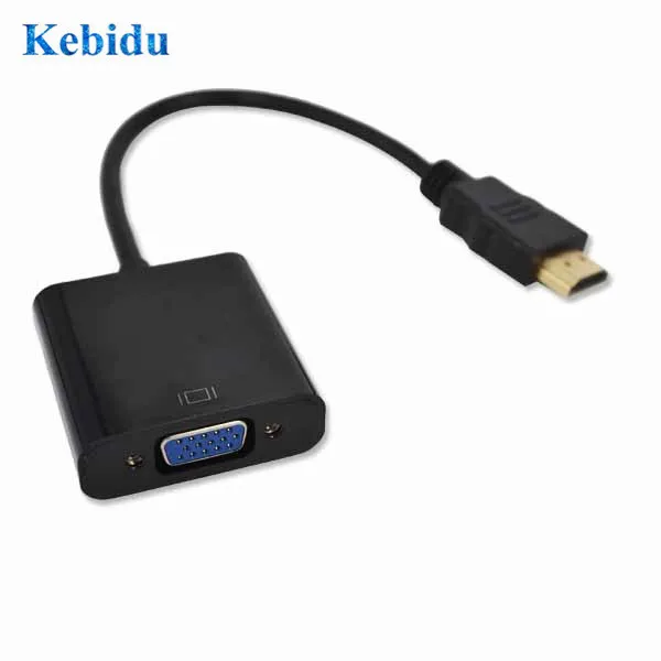 Кабель-адаптер kebidu 1080P с разъемом Папа-папа + аудиокабель 3 5 мм HDMI-Совместимость VGA