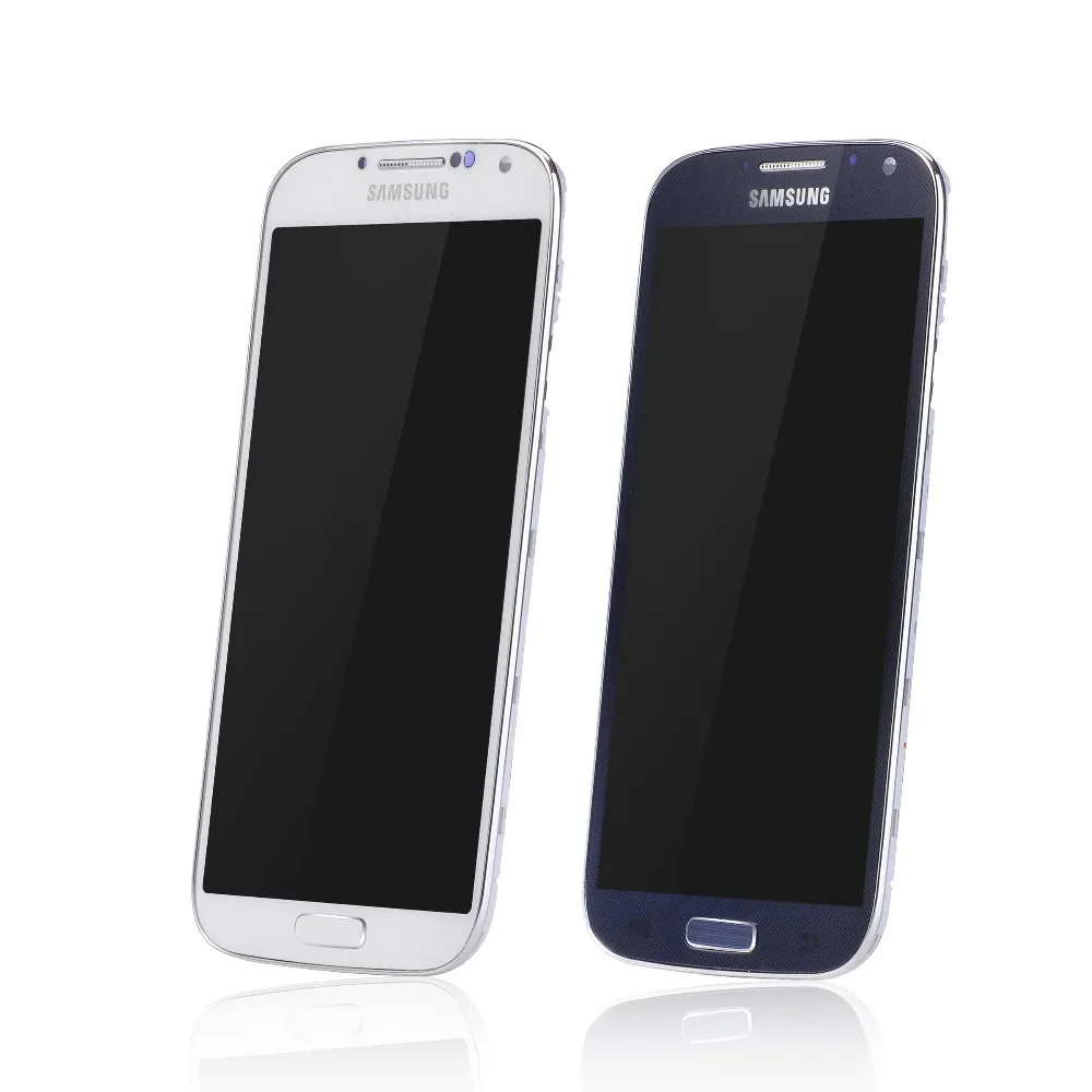 ЖК-дисплей для SAMSUNG S4, сенсорный ЖК-экран, дигитайзер для SAMSUNG Galaxy S4, ЖК-дисплей GT-i9505 i9500 i9505, синий, белый