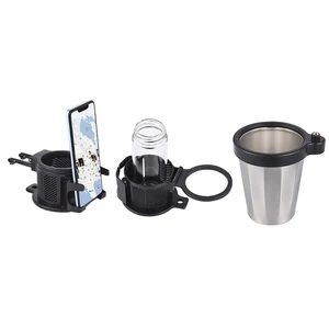 car cup holder with phone holder multifunctional rotating organizer cup bottle organizer for drinks coffee du55 free global shipping