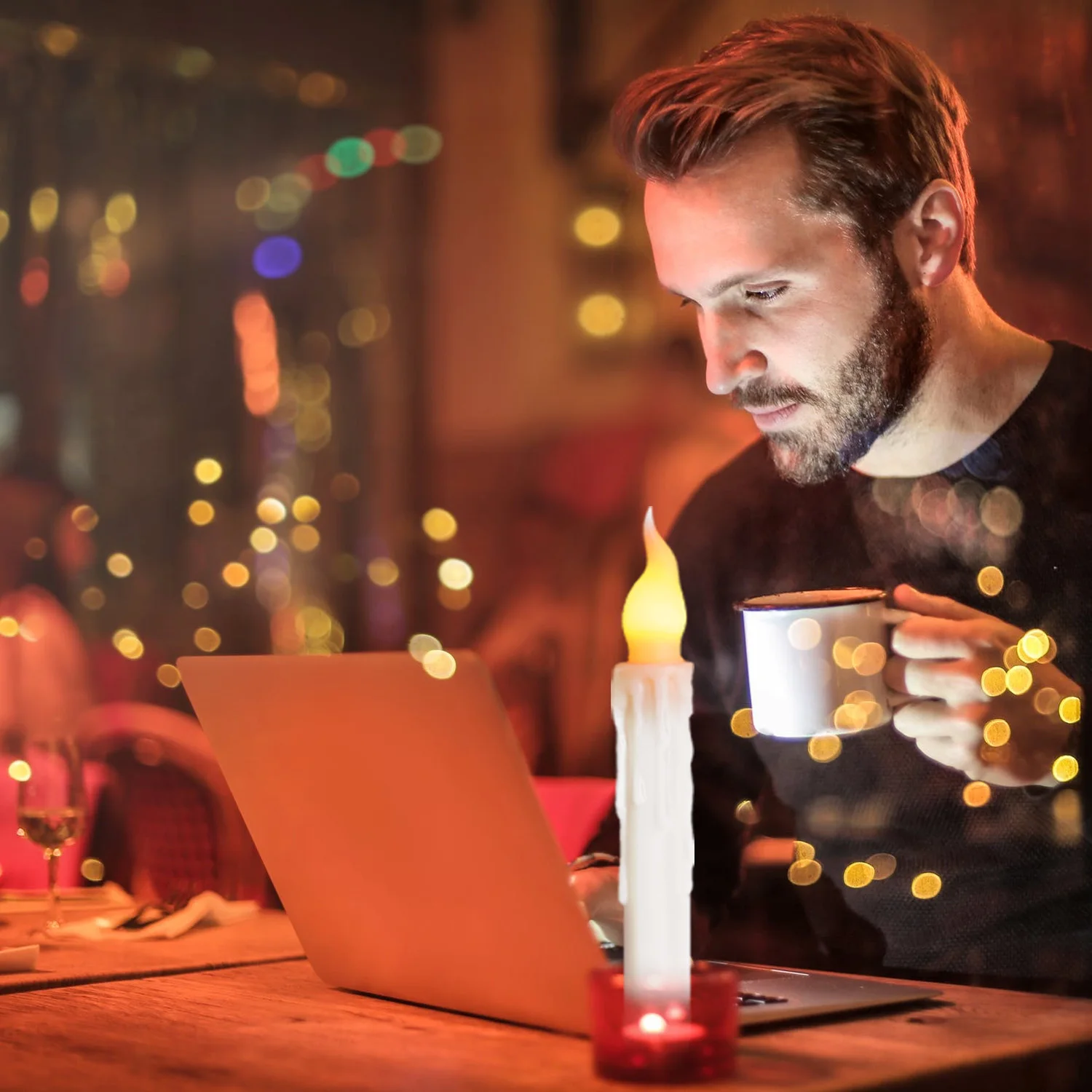 Светодиодные электронные беспламенные качели свечи с питасветодиодный от