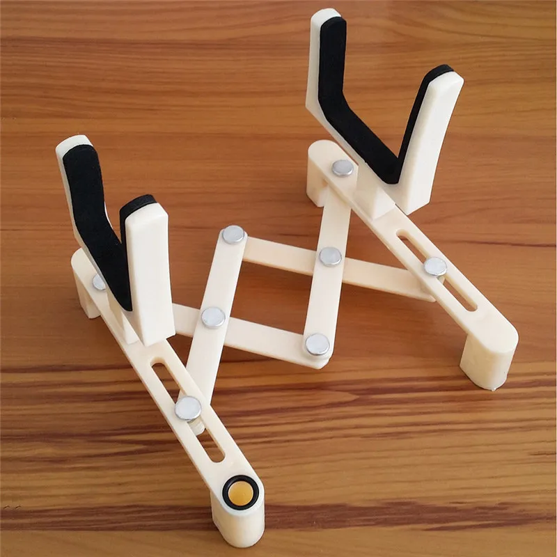 

Innovative Adjustable Plastic Red White Extended Violin Stand Holder For Any Size Violins Parts Equipment