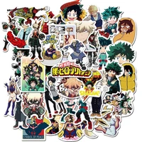 103050pcs anime my hero academia stickers aesthetic laptop luggage water bottle waterproof graffiti decal sticker pack kid toy