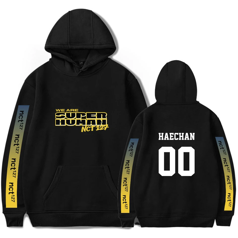 

Hot Sale NCT127 Hoodies Sweatshirt Pullover Long Sleeve Print Casual Men/Women Harajuku Hooded Novelty Sweatshirt Men's Hoodies