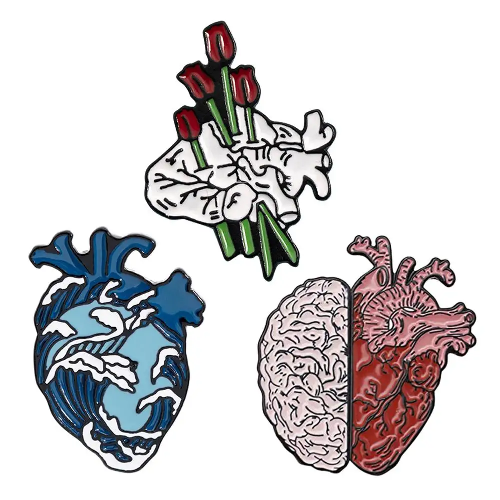 Эмалированная булавка 2 в 1 ручной работы из высококачественных материалов