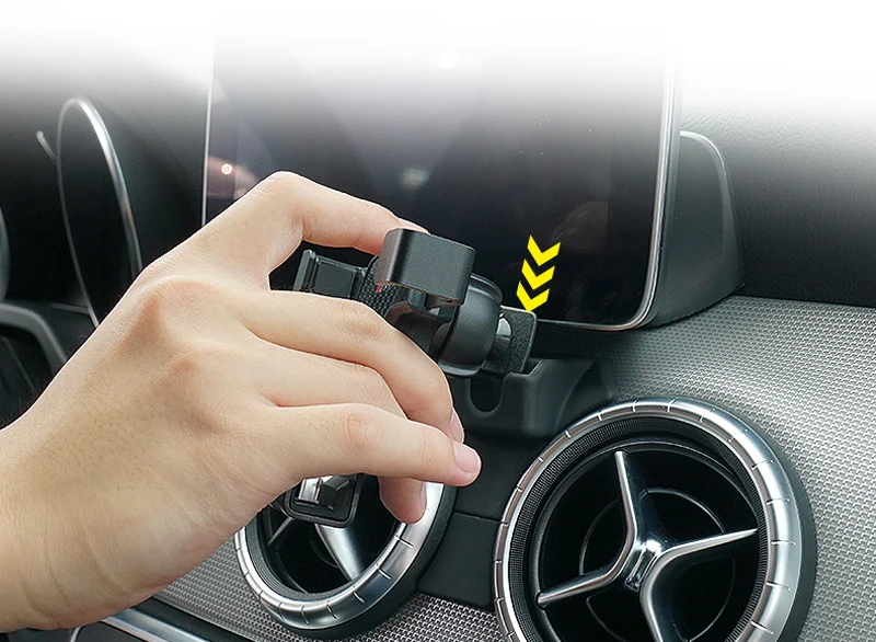 For Mercedes-Benz Benz GLA/A Class/CLA 2016-2019 Car Accessories Car Bracket Mobile Phone Holder Air Vent Mount Stand 1 Set images - 6