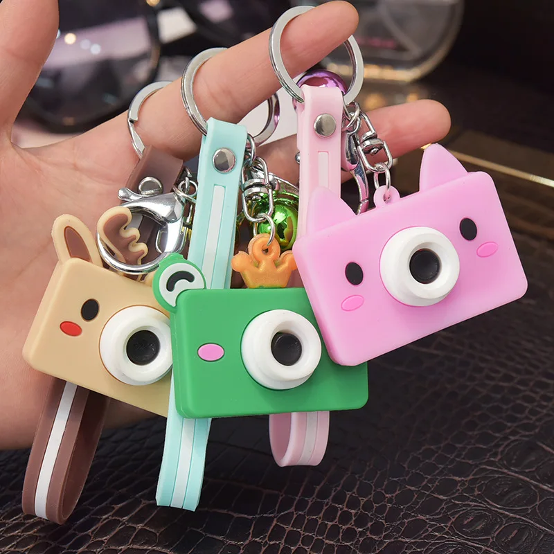 Новый мультяшный брелок из мягкого пластика для автомобильной мини камеры
