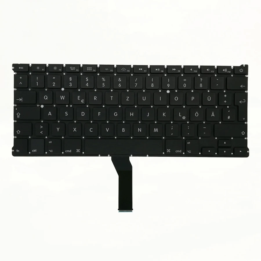 5 шт./лот новая немецкая клавиатура с подсветкой для Macbook Air 13 &quotA1369 2011 A1466 2012 2013 2014