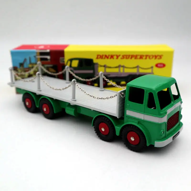 Атлас Dinky toys 935 Leyland Осьминог Плоская тележка с цепями литые модели коллекционный