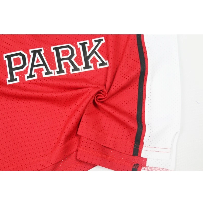 

BG basketball jerseys SUNSET RARK 1 SHAWTY jersey Embroidery sewing Outdoor sportswear Hip-hop movie jersey RED 2020 NEW
