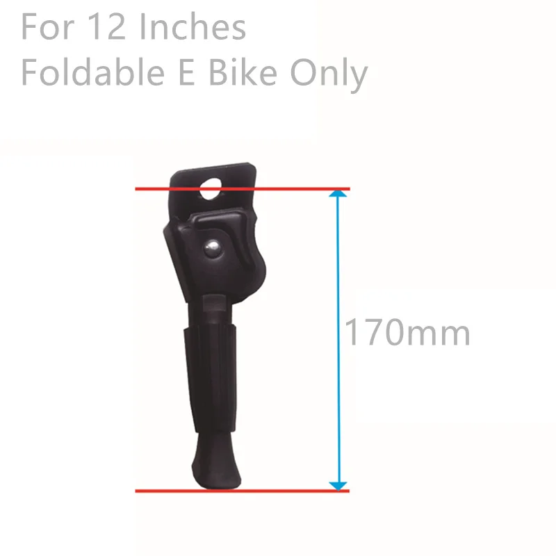 JayCreer Электрический велосипед E Kickstand Нескользящая велосипедная боковая стойка