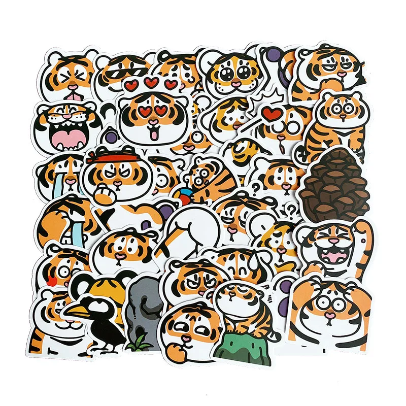 

40 шт., милые корейские наклейки для чемоданов, скейтбордов, ноутбуков, чемоданов, холодильников, телефонов