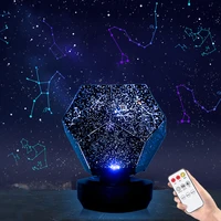 star projector galaxy lamp children night lights led starry sky nebula nightlight gift for kids bedroom table
