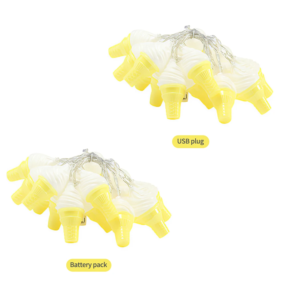 3m 20 Led Cracked Ice Cream Light String Home Interior Decoration Lights Festive Lamp | Лампы и освещение