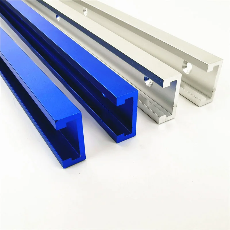 

Sliding T-slot miter track Parts 300/400mm Aluminum alloy Accessories Home DIY Replacement Tools Woodworking