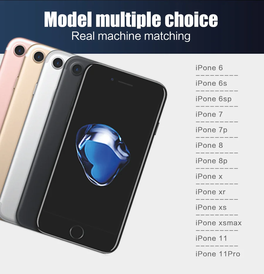 Pantalla LCD para iPhone, montaje de digitalizador con pantalla t&aacute;ctil 3D perfecta, calidad AAAA, para iPhone 6p, 6SP, 7P, 8P-0