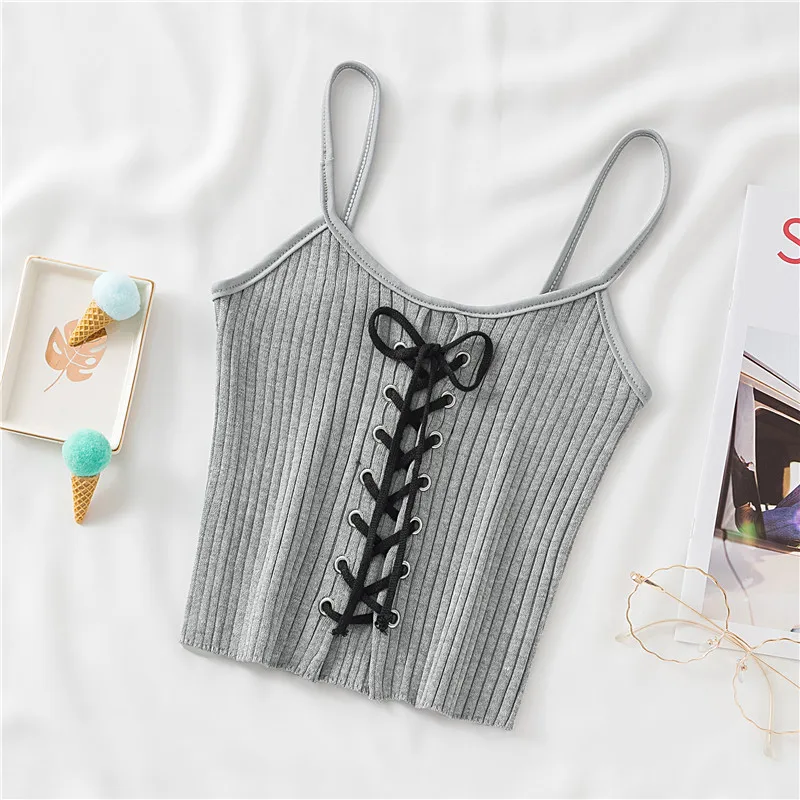 Кольца дневник повязки Майки Женское Повседневное платье на лямках Топы вязаные