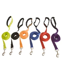 nylon dog leash for small medium large dog outdoor running walking training safe pet dog band collar harness leash sml