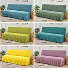 Чехол для дивана, жаккардовый, без подлокотников, с окантовкой, складной, Рождественский