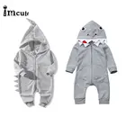 Imcute 2020 новорожденный мальчик девочка динозавр с длинным рукавом комбинезон одежда осень зима детские комбинезоны детская одежда