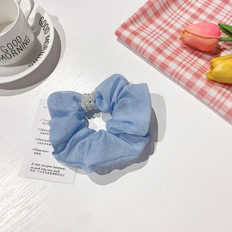 

Women Hair Scrunchies Imitation Pearl Charming Elastic Hair Bands Girls Hair Ring Rope Ponytail Hair Scrunchies Hair Accessories