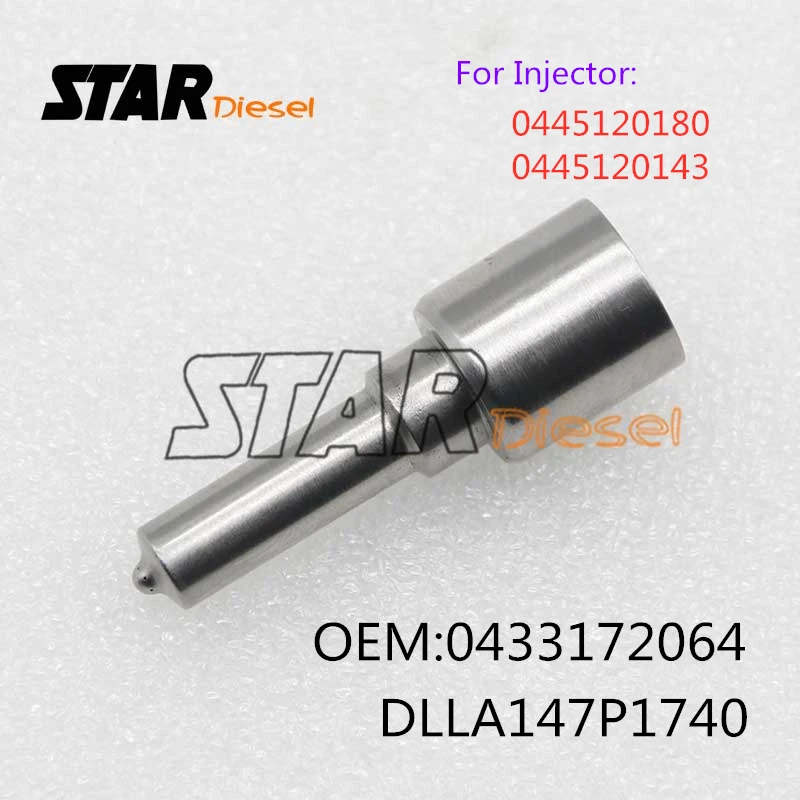 

Форсунка Форсунки дизельного топлива STAR DLLA147P1740 0433172064, автозапчасти для 0445120180 0445120143