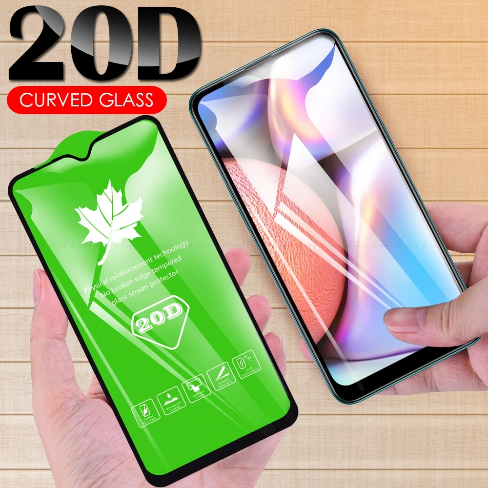 

20D Full Cover Tempered Glass For Samsung Galaxy M02s M31s M10s M01s M30s Screen Protector Protective Glass Film