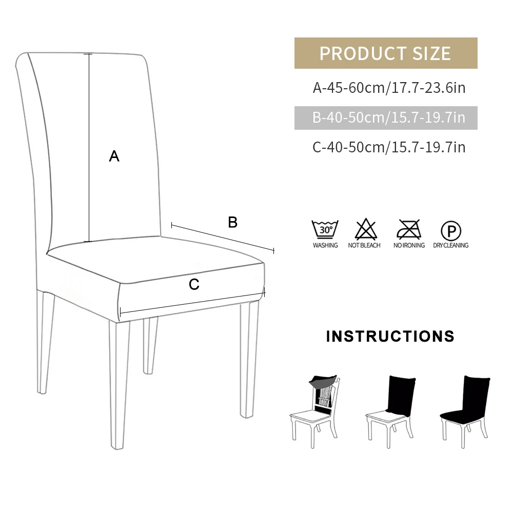 Эластичный чехол для обеденного стула эластичные Чехлы защита от пыли домашний