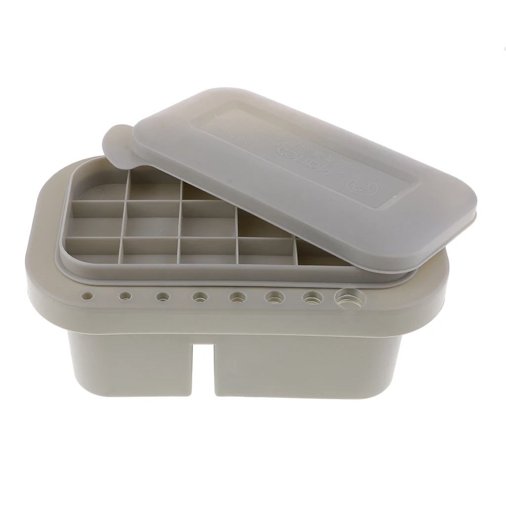 Многофункциональный лоток для кистей с держателем и палитрой кисточка акварели