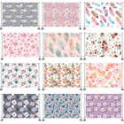 Фон для фотосъемки новорожденных девочек с изображением сказочного торта