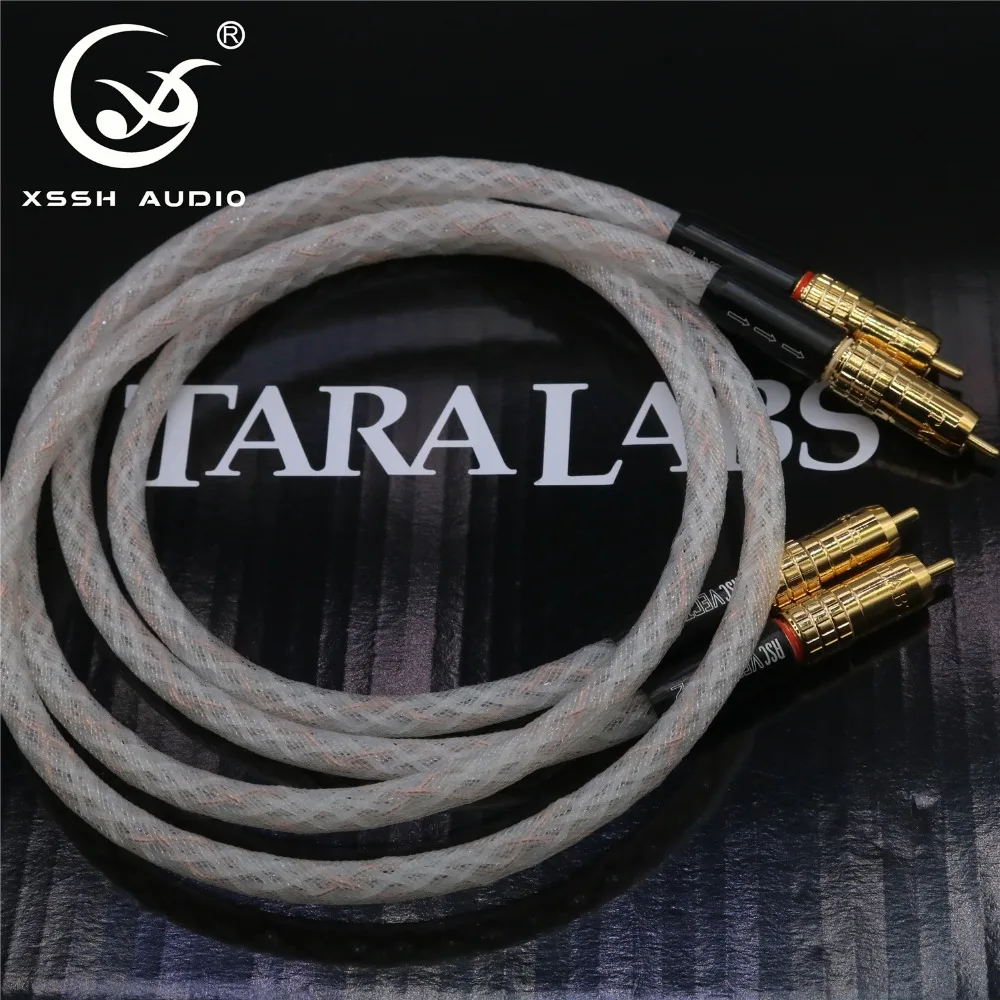 1 пара Hi-Fi аудио кабель с позолоченными разъемами | Электроника
