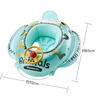 summer kids toddler baby swimming pool float inflatable safety seat air bed inflatable boat for kids swimming ring