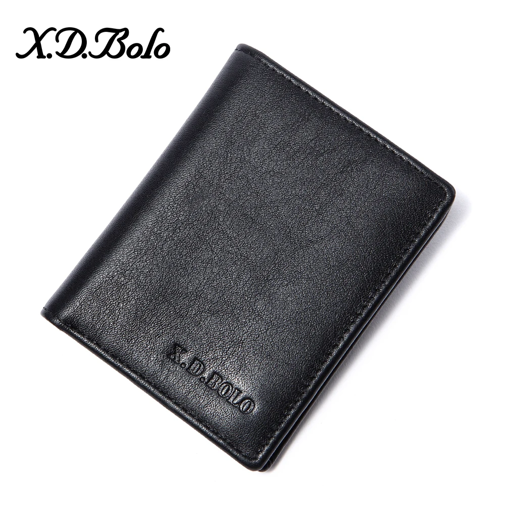 Новинка 2020 мужские кошельки XDBOLO из натуральной кожи для кредитных карт