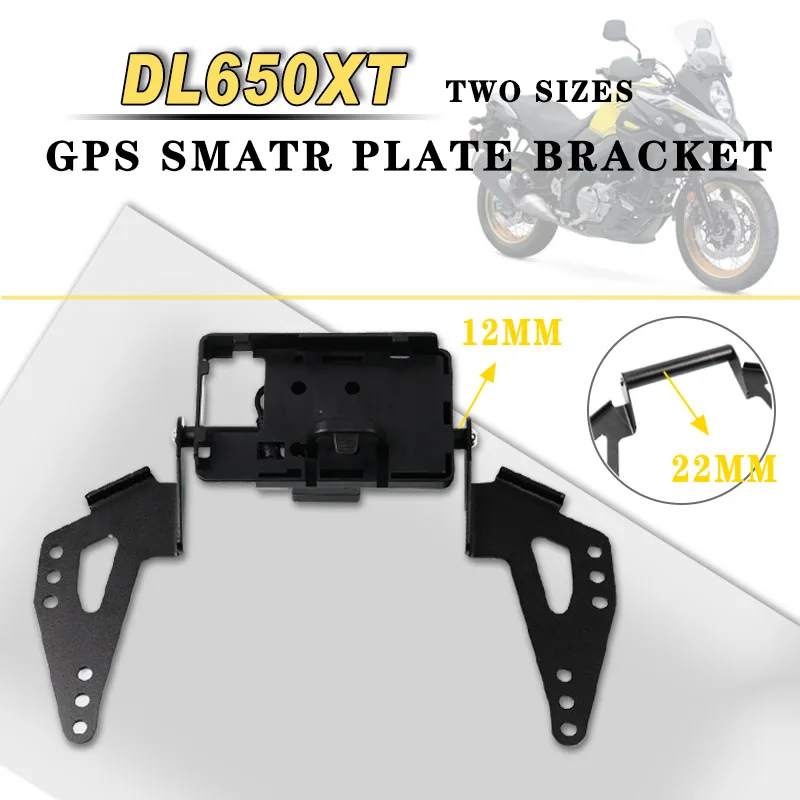 

For SUZUKI V Strom 650 650XT Vstrom 2017 2018 2019 Motorcycle SMART PHONE Navigation GPS Plate Bracket Adapt Holder