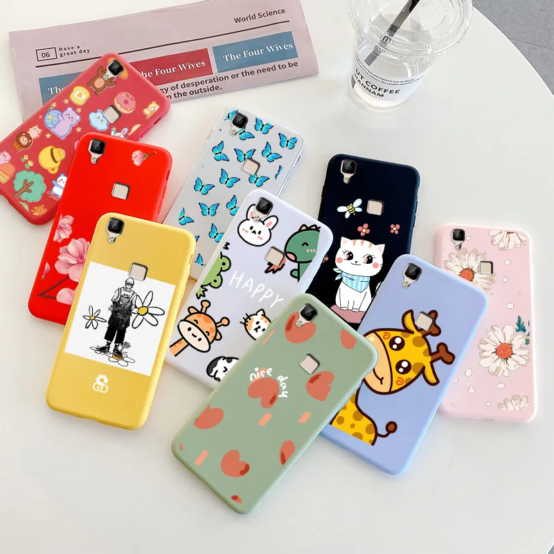 

ДЛЯ VIVO V3 чехол с мультяшным рисунком оболочка для VIVO V3 Max Чехол сексуальный милый рисунок животных силиконовый мягкий ТПУ искусственный чех...